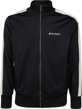 Palm Angels Zip-throughs - Heren - Vesten met rits - Zwart - M - Hoodies & sweatvesten