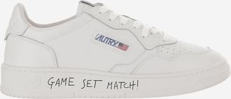 Autry Womens Sneakers Medalist Low White Leather Trainers