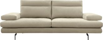 CALIA ITALIA 3,5-Sitzer »Toby Wing, italienisches Designsofa, super bequem, Megasofa« inkl. Sitztiefenverstellung und Armteilfunktion, Füsse in Schwarz matt