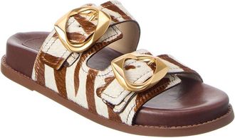 Schutz Olga Shearling Sandal