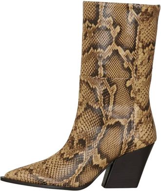 ATP Atelier Women Gavello Boot In Snake Nocciola