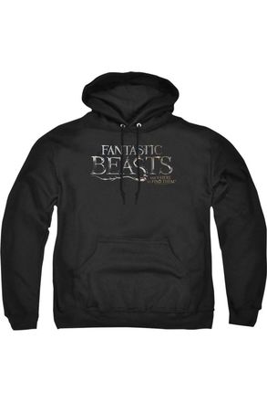 Gildan Fantastic Beasts Logo Adult Pull Over Hoodie / Hooded Sweatshirt