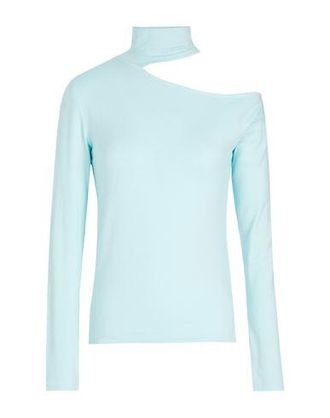 8 by YOOX VISCOSE CUT-OUT L/SLEEVE TOP