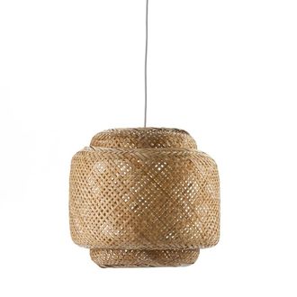 Els Banys Lámpara techo bambú natural