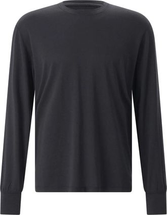 Tom Ford Lyocell Katoen Long-Sleeve T-Shirt - Heren - Longsleeves - Zwart - 3XL - Katoen - Tops