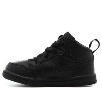 Nike Jordan (TD) Air Jordan 1 Mid Triple Black 640735-090