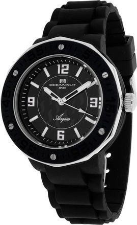 Oceanaut Womens Acqua Black Round 41mm