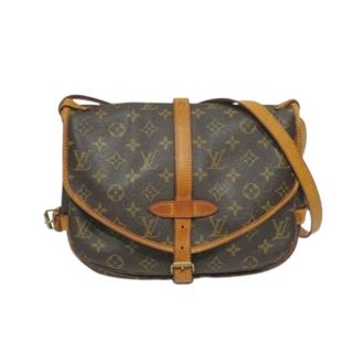 Louis Vuitton Pre-owned Cross Body Bags, unisex, Brown, Size: ONE SIZE Pre-owned Saumur 30 Shoulder Bag
