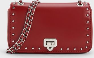 Charles & Keith Arwen Studded Shoulder Bag