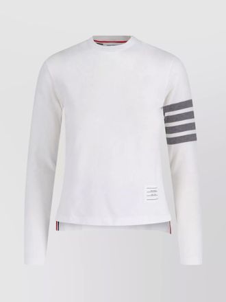 Thom Browne crew neck striped sleeve long sleeves