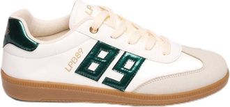 Les P'tites Bombes BASKETS 89 MARILIS, Blanc/Sapin Metal, 38