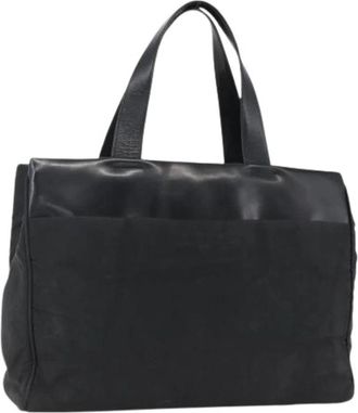 Prada Pre-owned Vintage Nylon Tote - Dames - Vintage Shopper - Zwart - ONE Size - Nylon - Vintage