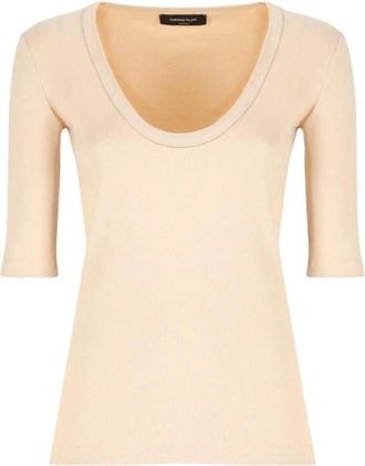 Fabiana Filippi Donna, Top, Beige, S, new