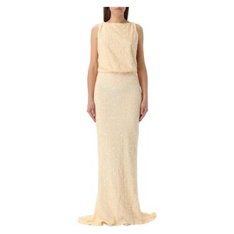 Elisabetta Franchi Mujer, Vestidos, Amarillo, Talla: M