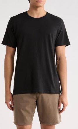 Rag & Bone Classic Cotton & Linen T-Shirt in Black at Nordstrom Rack, Size X-Small