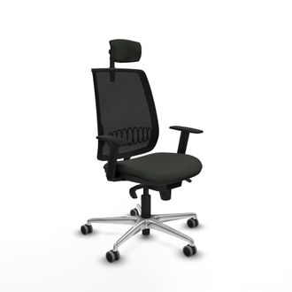 Piqueras y Crespo Silla De Oficina Piqueras Y Crespo Alares Negro Malla Duradera