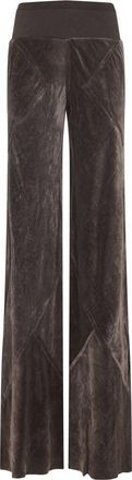 Rick Owens Brown Bias Viscose Pants-Donna