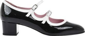 Carel Black Leather Pumps