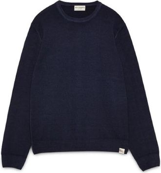 Roy Rogers Crew Neck Fin. 14 - Heren - Ronde hals truien - Blauw - 2XL - Wol - Truien & Vesten