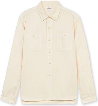 Fortela Workt Cotton Shirt in Off White at Nordstrom, Size Xx-Large