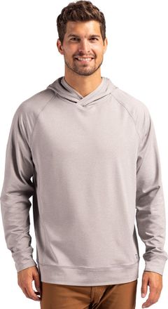 Cutter & Buck Adapt Knit Recycled Mens Heathered Hooded Pullover