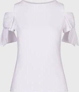 Anne Fontaine Myrtille Riviera Jersey Cotton Top at Nordstrom, Size X-Small Uk