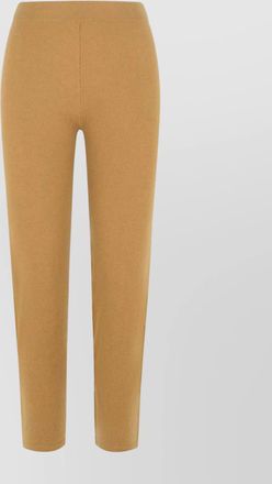 Max Mara seamless elastic waistband cashmere blend trousers