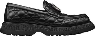 Dior Mens Buffalo Moccasins - Black Calf Leather - Size EU 42