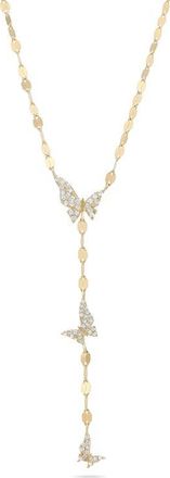 Lana Jewelry 14K Gold Butterfly Y-Necklace in 14K Yellow Gold at Nordstrom, Size 18