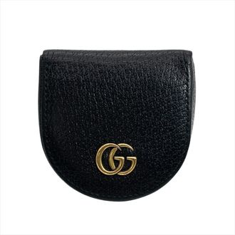 Gucci Black Leather Coin Purse/Coin Case (Pre-Owned)