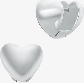 Michael Kors Puffy Heart Huggie Earrings