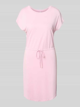 Only Tailliertes Knielanges Kleid aus Viskose-Mix Modell HANNAH in Rosa, Gr&ouml;&szlig;e XS