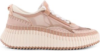 Chlo&eacute; Nama Sneakers - Dames - Sneakers - Beige - 38 EU - Nylon - Schoenen