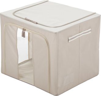 KASANOVA Scatola armadio 50x40x40 cm doppia cerniera tortora