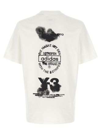 Yohji Yamamoto Bicolor Cotton T-Shirt - White
