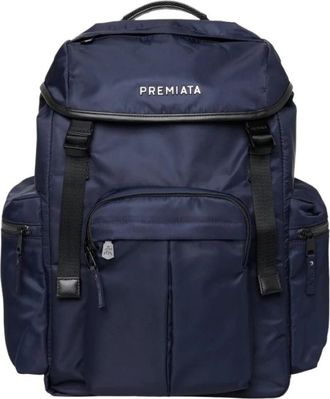 Premiata Booker Rugzak - unisex - Rugzakken - Blauw - ONE Size - Leer - Tassen