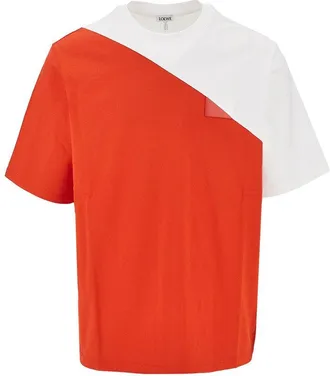 Loewe Cotton T-shirt with logo patch Man S