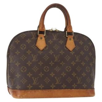 Louis Vuitton Pre-owned Handbags, female, Brown, Size: ONE SIZE Pre-owned Vintage Canvas Handbag