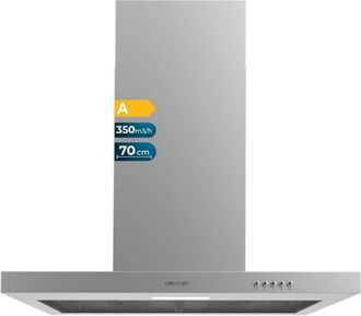 Cecotec Cecotec - Cappa aspirante 70 cm Tipo t Bolero Flux tm 703500 Inox a. Potenza de Aspirazione 350m3/h, Motore 70W, Controllo Meccanico, 3 Livelli de