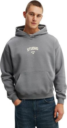 Cotton On Mens Box Fit Graphic Hoodie in Slate Stone Studiio 72 at Nordstrom, Size Xx-Large