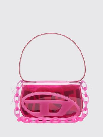 Diesel 1DR Transparent PVC Mini Shoulder Bag with Oval D Logo