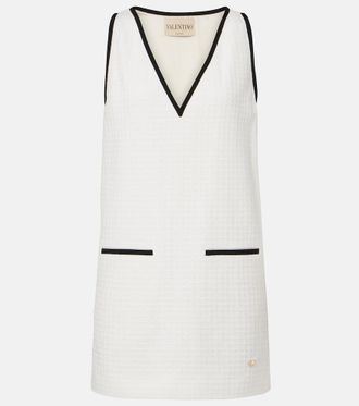 Valentino Cotton tweed minidress