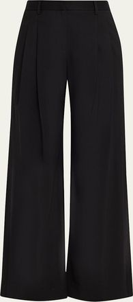 TWP Sulli Pants with Tux Stripes in Stretch Wool Suiting