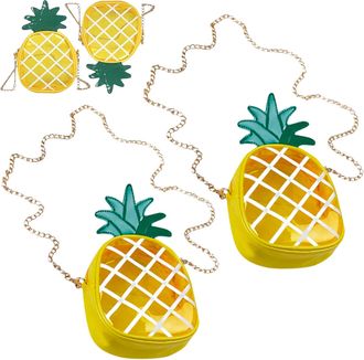 Generic Pineapple Bags for Women, 2026 Adjustable Cute Pineapple Handbags, Fashionable Handbags and Purses for Women (2PC-Ananas)