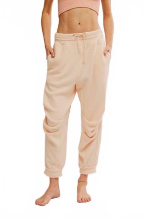 Free People Womens Day Off Fleece Jogger In Beach