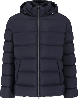 Herno Black Il Bomber Technical Down Jacket