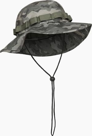 Mountain Warehouse Mens Mountain Warehouse Mens Camouflage Wide Brim Hat - Light Khaki Camo - Size: L