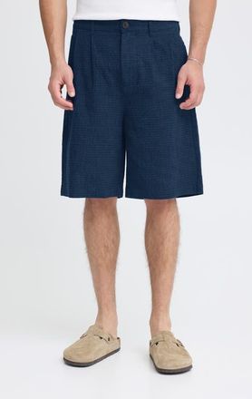 Casual Friday Seersucker Shorts in Bering Sea at Nordstrom, Size X-Large