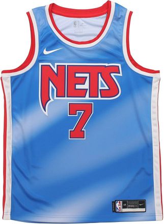 Nike Mens Nike Dri-FIT Retro 19-20 Season Brooklyn Nets Durant No. 7 Blue Jersey CQ4253-402