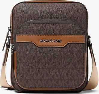 Michael Kors Hudson Mini Signature Logo Flight Bag